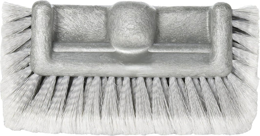 93111 Car Quad 10" Brush Head, Gray, Pole/Rod Not Included