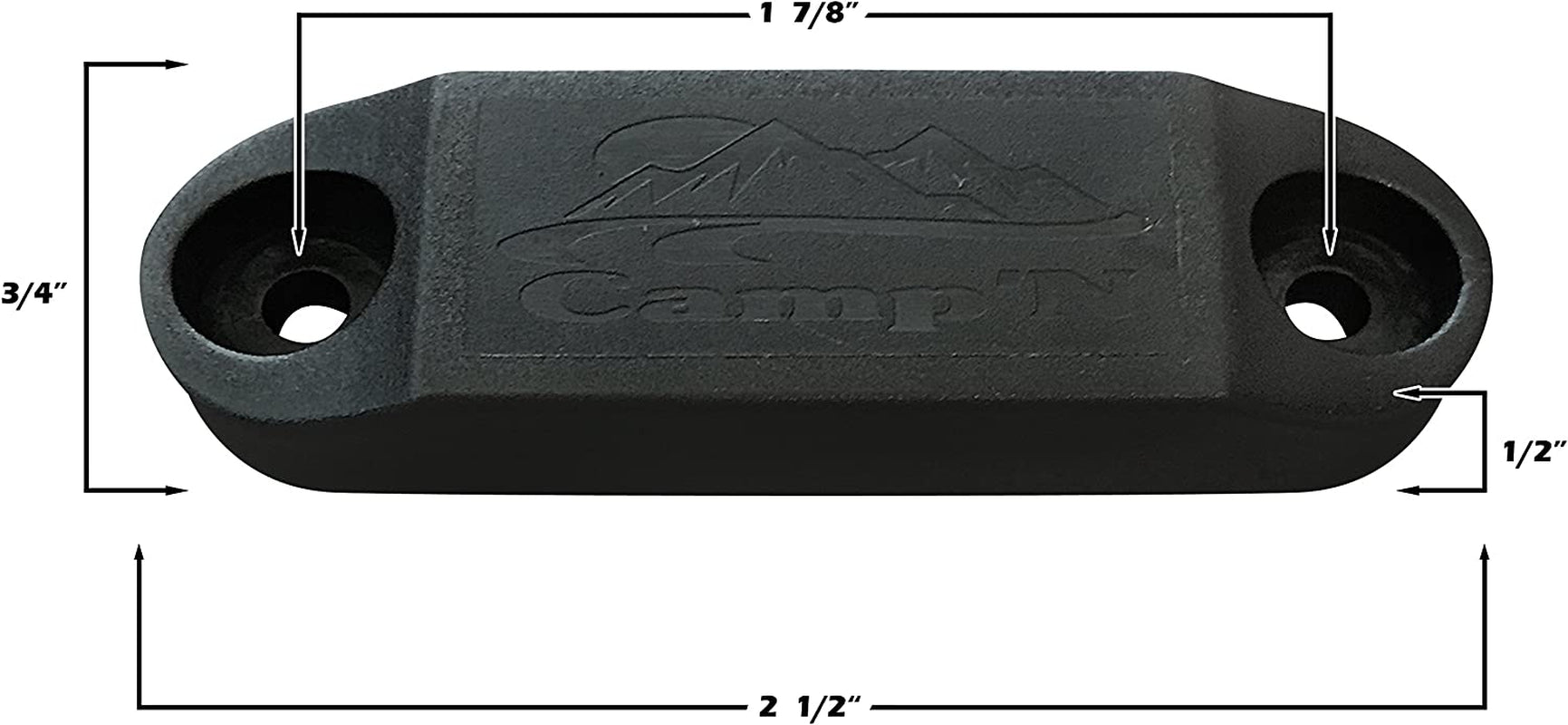 RV Magnetic Door Catch - Black 2-Pair - Strong Magnetic Hold, Rust Proof, Black OEM, Includes Mounting Tape & Hardware - Ideal RV Door Magnetic Catch for Camper Trailer